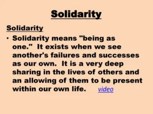 What Is Solidarity