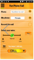Fun Phone Call Mod APK Screenshot 1